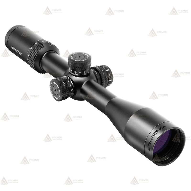 Visor ZEROTECH Vengeance 4-20x50 PHR II iluminado para caza