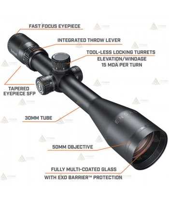 Visor BUSHNELL ENGAGE 6-24x50 Deploy MOA SFP para tiro a distancia