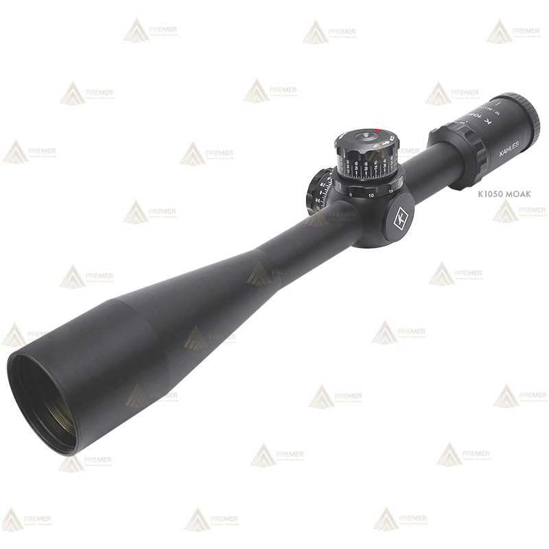 Visor KAHLES K1050 - 10-50x56 para tiro deportivo de precisión a larga distancia y caza