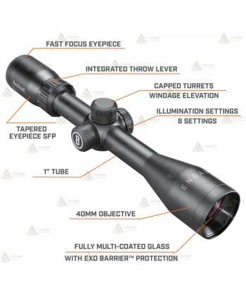 Visor BUSHNELL ENGAGE 3-9x40 Multi-X iluminado para la caza