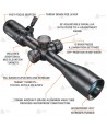 Visor BUSHNELL AR 4.5-18x40 SFP Windhold iluminada Multi Torretas para plataformas AR y para la caza