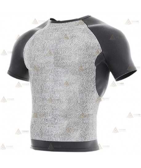 Camiseta de manga corta anti corte nivel 5