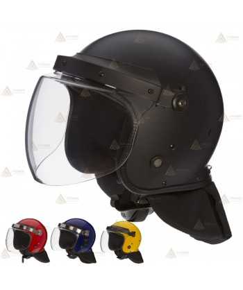 Casco antidisturbios para policía color negro