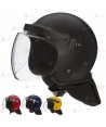 Casco antidisturbios para policía color negro