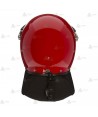 Casco antidisturbios para policía color rojo