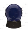 Casco antidisturbios para policía color azul