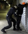 Buzo Policial y anti disturbios con refuerzos