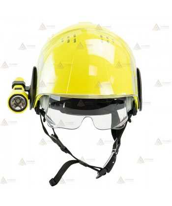 Casco de rescate, montaña, canoas y bomberos forestales
