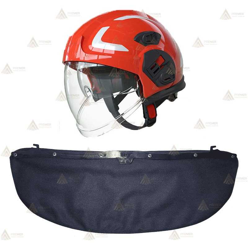 Cubrenucas de Nomex para casco de bombero estructural Fire-05