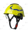 Casco homologado para rescate de montaña y forestal color amarillo