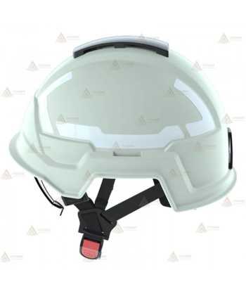 Casco homologado para rescate de montaña y forestal color luminiscente