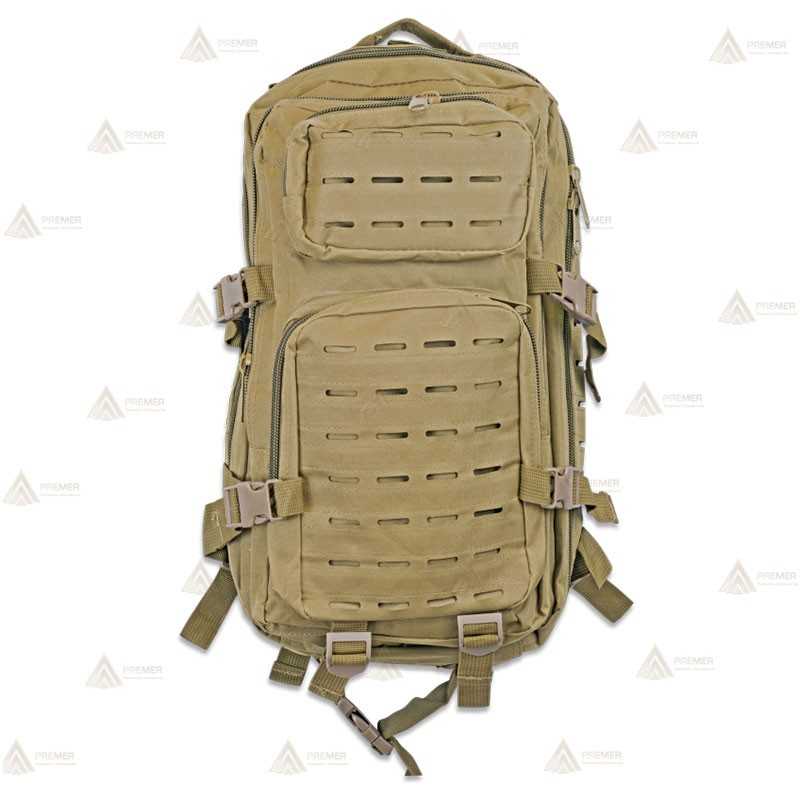 Mochila táctica Coyote con sistema Molle corte Laser   (30 litros)