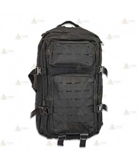 Mochila táctica Negra con sistema Molle corte Laser   (30 litros)
