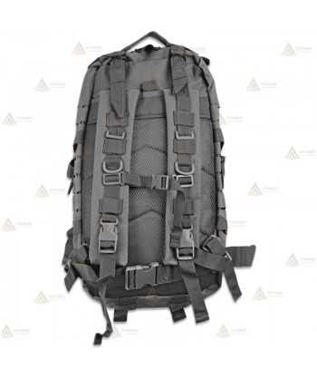 Mochila táctica Negra con sistema Molle corte Laser   (30 litros)