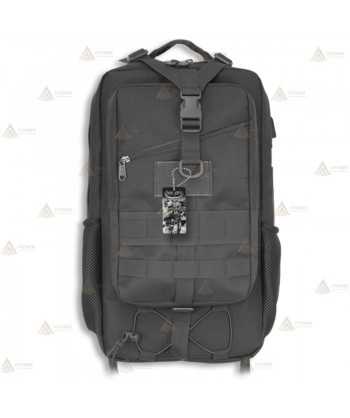 Mochila táctica Negra conector Usb (38 litros)