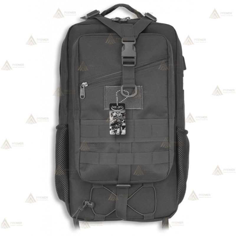 Mochila táctica Negra conector Usb (38 litros)