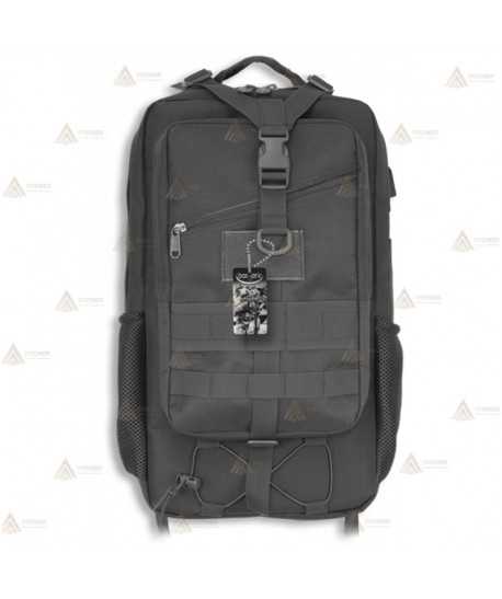 Mochila táctica Negra conector Usb (38 litros)
