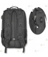 Mochila táctica Negra conector Usb (38 litros)