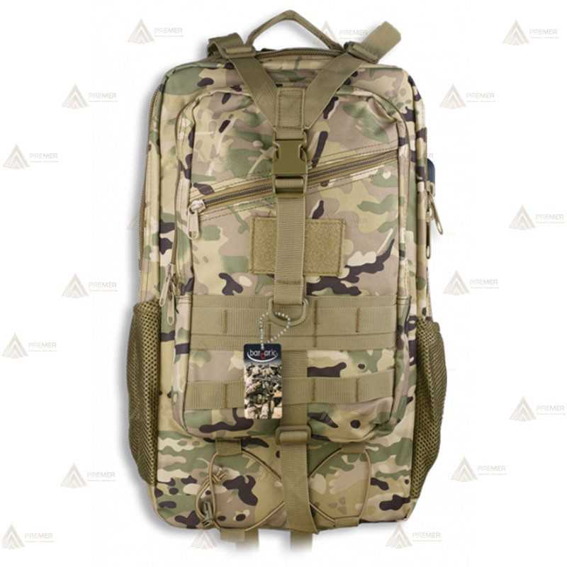 Mochila táctica Camo conector Usb (38 litros)