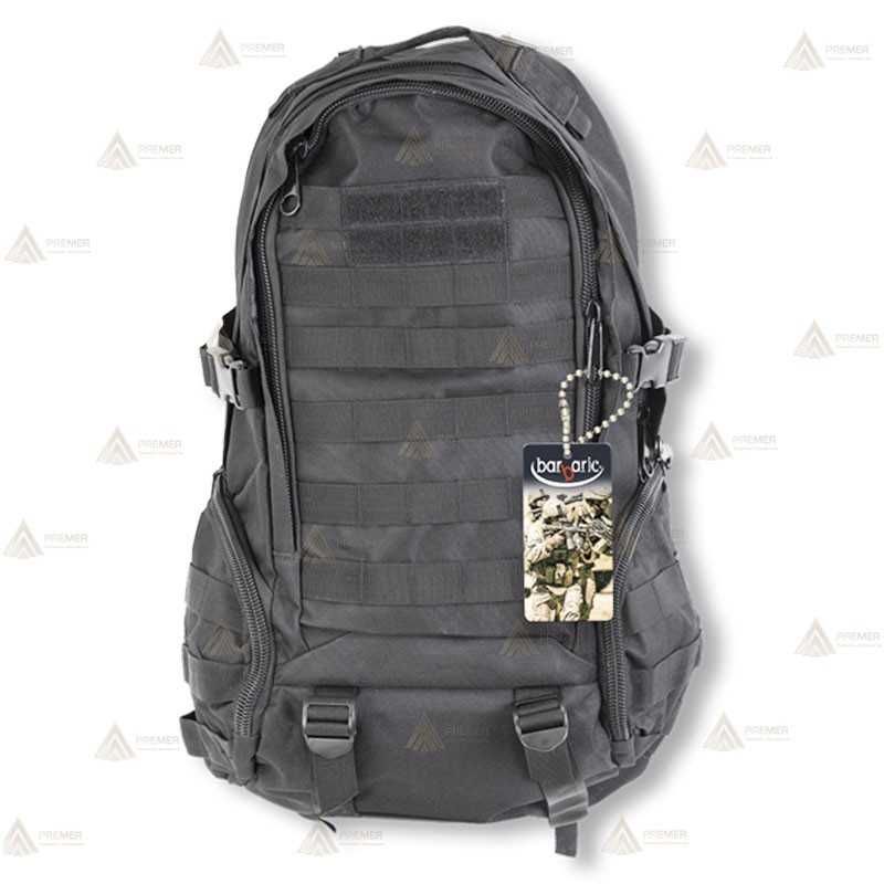 Mochila táctica Negra con sistema Molle (38 litros)