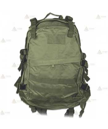 Mochila táctica Verde de gran capacidad con sistema Molle (40 lit.)