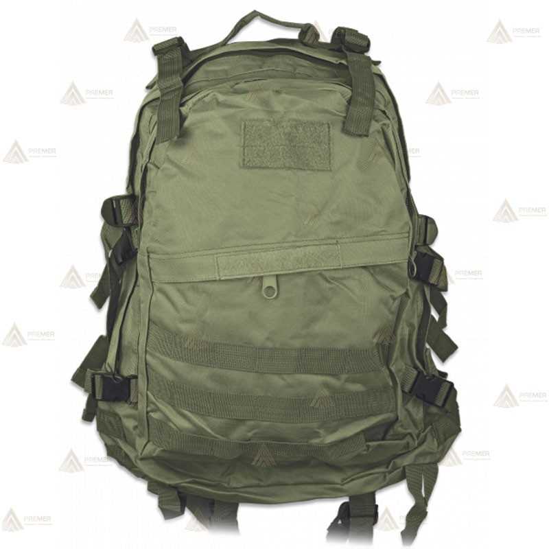 Mochila táctica Verde de gran capacidad con sistema Molle (40 lit.)