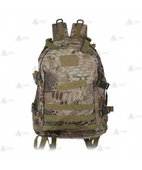 Mochila táctica Coyote Phyton Camo de gran capacidad con sistema Molle (40 lit.)