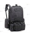 Mochila táctica Negra con sistema Molle (50 litros)