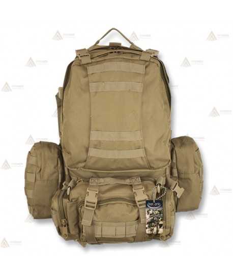 Mochila táctica Coyote con sistema Molle (50 litros)