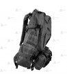 Mochila táctica Negra con sistema Molle (50 litros)