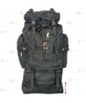 Mochila táctica extensible Negra con sistema Molle (60 litros)