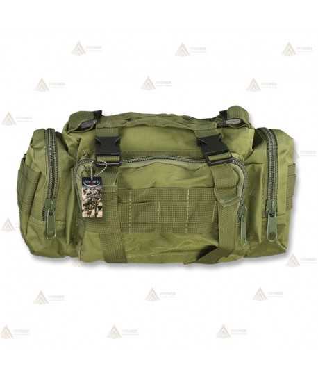 Riñonera táctica Verde con sistema Molle (5 litros)