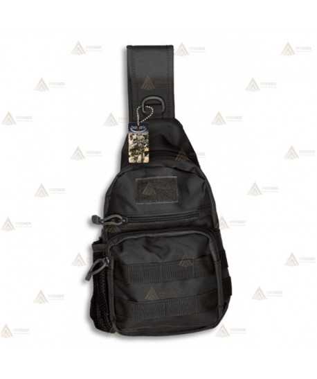 Bandolera táctica Negra con sistema Molle (3 litros)