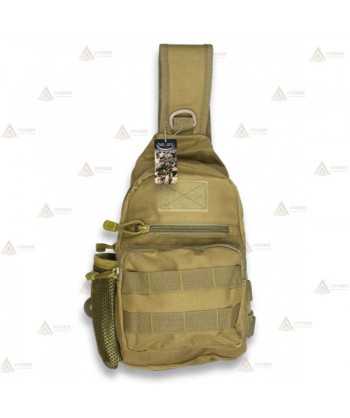 Bandolera táctica Coyote con sistema Molle (3 litros)