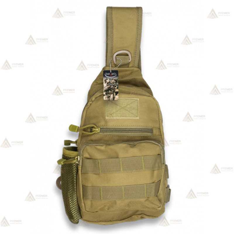 Bandolera táctica Coyote con sistema Molle (3 litros)