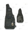 Bandolera táctica Negra con sistema Molle (4 litros)