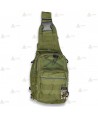 Bandolera táctica Verde con sistema Molle (4 litros)