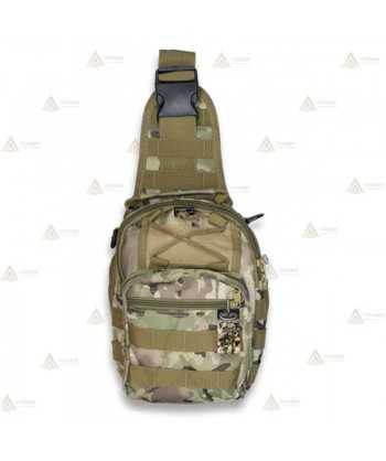 Bandolera táctica Camo con sistema Molle (4 litros)