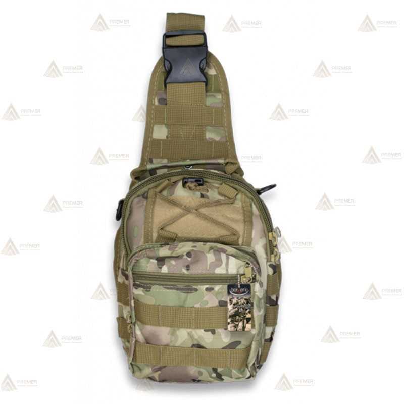 Bandolera táctica Camo con sistema Molle (4 litros)