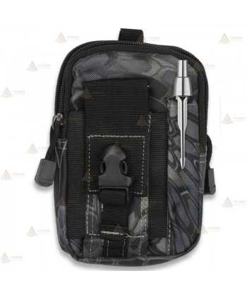 Bolso táctico Black Phyton con sistema Molle
