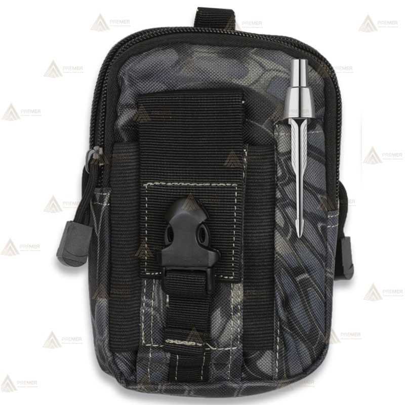 Bolso táctico Black Phyton con sistema Molle