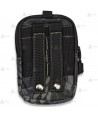 Bolso táctico Black Phyton con sistema Molle