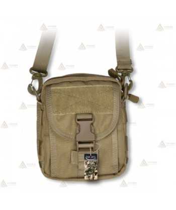 Bandolera táctica Coyote con sistema Molle (2,7 litros)