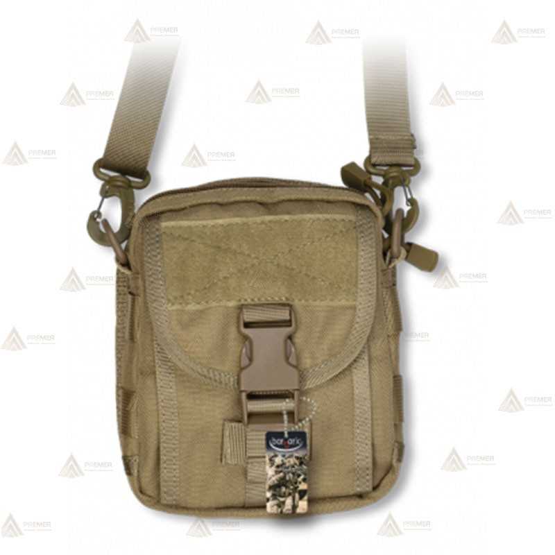 Bandolera táctica Coyote con sistema Molle (2,7 litros)
