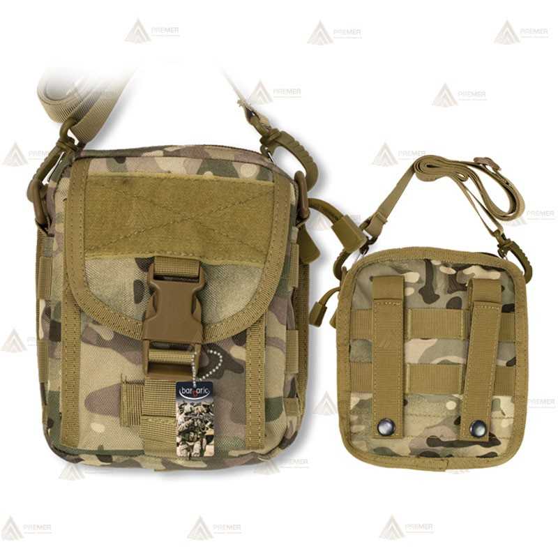 Bandolera táctica Camo con sistema Molle (2,7 litros)