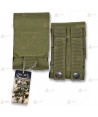 Bolsillo táctico Verde con sistema Molle (1,4 litros)