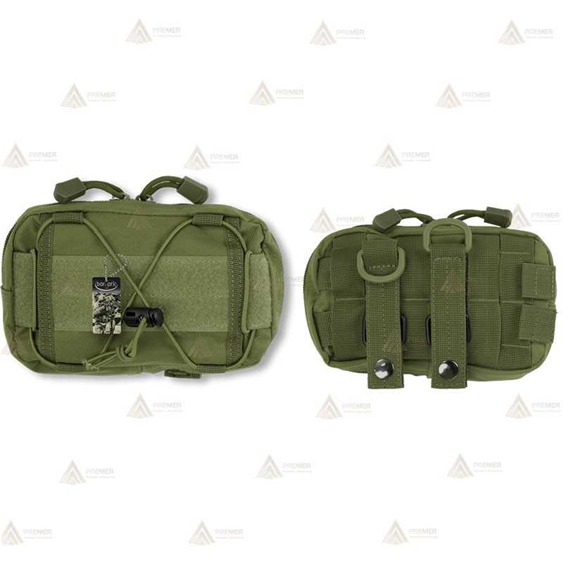 Bolsillo Pouch Verde con sistema Molle (1,4 litros)