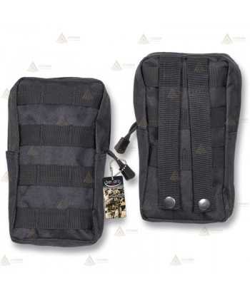 Bolsillo táctico Negro con sistema Molle (1,4 litros)