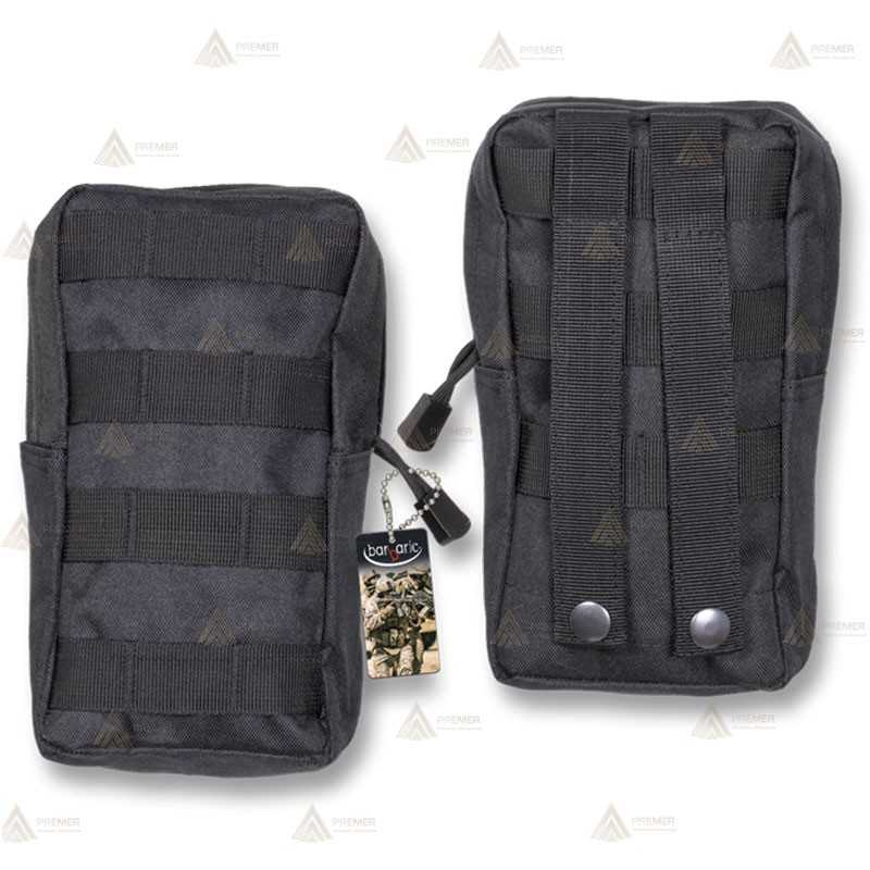 Bolsillo táctico Negro con sistema Molle (1,4 litros)