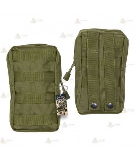 Bolsillo táctico Verde con sistema Molle (1,4 litros)